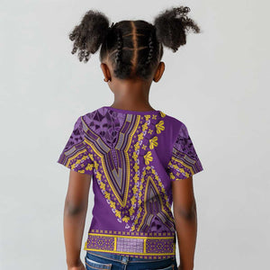 Dashiki Kid T shirt Luxury Afro - Violet