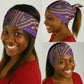 Dashiki Neck Gaiter Luxury Afro - Violet LT7