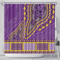 Dashiki Shower Curtain Luxury Afro - Violet