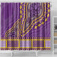 Dashiki Shower Curtain Luxury Afro - Violet