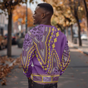Dashiki Sweatshirt Luxury Afro - Violet