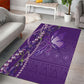 Lupus Awareness Purple Ribbon Butterfly Area Rug Hope