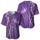 Lupus Awareness Purple Ribbon Butterfly Baseball Jersey Hope
