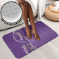 Lupus Awareness Purple Ribbon Butterfly Bathroom Set Hope
