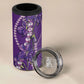 Lupus Awareness Purple Ribbon Butterfly 4 in 1 Can Cooler Tumbler Hope