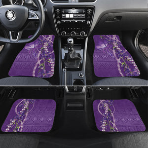 Lupus Awareness Purple Ribbon Butterfly Car Mats Hope
