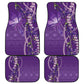 Lupus Awareness Purple Ribbon Butterfly Car Mats Hope