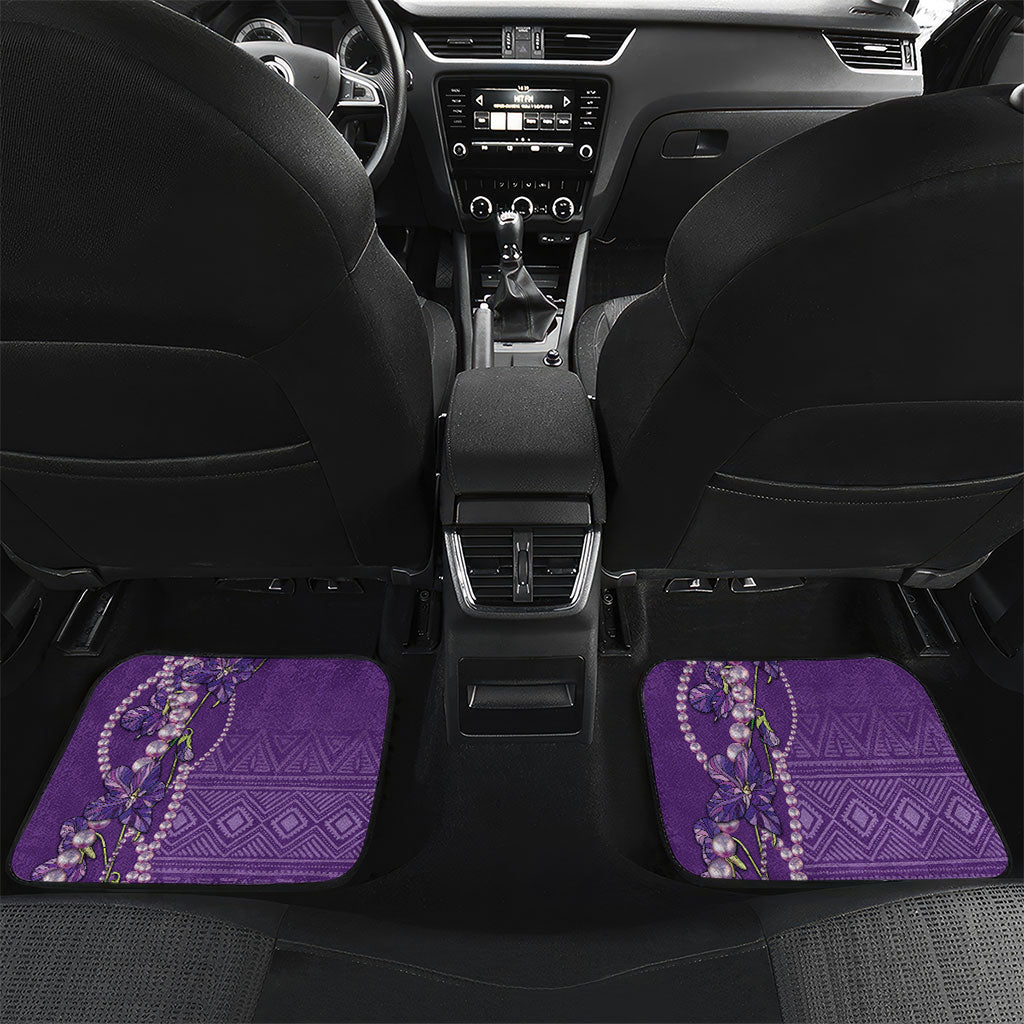 Lupus Awareness Purple Ribbon Butterfly Car Mats Hope