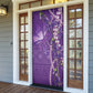 Lupus Awareness Purple Ribbon Butterfly Door Cover Hope