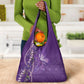 Lupus Awareness Purple Ribbon Butterfly Grocery Bag Hope