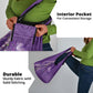 Lupus Awareness Purple Ribbon Butterfly Grocery Bag Hope