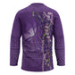 Lupus Awareness Purple Ribbon Butterfly Hockey Jersey Hope