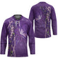 Lupus Awareness Purple Ribbon Butterfly Hockey Jersey Hope
