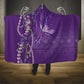 Lupus Awareness Purple Ribbon Butterfly Hooded Blanket Hope