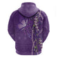 Lupus Awareness Purple Ribbon Butterfly Hoodie Hope