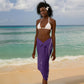 Lupus Awareness Purple Ribbon Butterfly Sarong Hope
