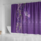 Lupus Awareness Purple Ribbon Butterfly Shower Curtain Hope