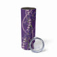 Lupus Awareness Purple Ribbon Butterfly Skinny Tumbler Hope
