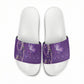 Lupus Awareness Purple Ribbon Butterfly Slide Sandals Hope
