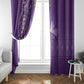 Lupus Awareness Purple Ribbon Butterfly Window Curtain Hope
