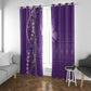 Lupus Awareness Purple Ribbon Butterfly Window Curtain Hope