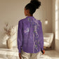 Lupus Awareness Purple Ribbon Butterfly Women Casual Shirt Hope