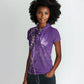 Lupus Awareness Purple Ribbon Butterfly Women Polo Shirt Hope