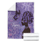 Lupus Awareness Afro Girl - Proud Survivor Blanket Ankara Pattern