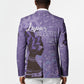 Lupus Awareness Afro Girl - Proud Survivor Blazer Ankara Pattern