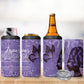 Lupus Awareness Afro Girl - Proud Survivor 4 in 1 Can Cooler Tumbler Ankara Pattern