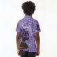 Lupus Awareness Afro Girl - Proud Survivor Kid Polo Shirt Ankara Pattern