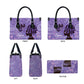 Lupus Awareness Afro Girl - Proud Survivor Leather Bag Ankara Pattern