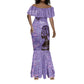 Lupus Awareness Afro Girl - Proud Survivor Mermaid Dress Ankara Pattern