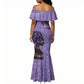 Lupus Awareness Afro Girl - Proud Survivor Mermaid Dress Ankara Pattern