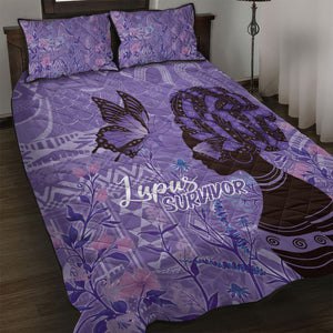 Lupus Awareness Afro Girl - Proud Survivor Quilt Bed Set Ankara Pattern