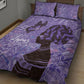 Lupus Awareness Afro Girl - Proud Survivor Quilt Bed Set Ankara Pattern