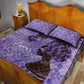 Lupus Awareness Afro Girl - Proud Survivor Quilt Bed Set Ankara Pattern