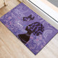 Lupus Awareness Afro Girl - Proud Survivor Rubber Doormat Ankara Pattern