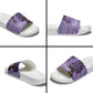 Lupus Awareness Afro Girl - Proud Survivor Slide Sandals Ankara Pattern