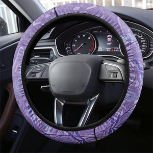 Lupus Awareness Afro Girl - Proud Survivor Steering Wheel Cover Ankara Pattern