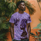 Lupus Awareness Afro Girl - Proud Survivor T shirt Ankara Pattern