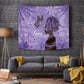 Lupus Awareness Afro Girl - Proud Survivor Tapestry Ankara Pattern