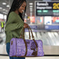 Lupus Awareness Afro Girl - Proud Survivor Travel Bag Ankara Pattern