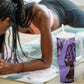 Lupus Awareness Afro Girl - Proud Survivor Tumbler With Handle Ankara Pattern