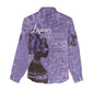 Lupus Awareness Afro Girl - Proud Survivor Women Casual Shirt Ankara Pattern