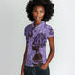 Lupus Awareness Afro Girl - Proud Survivor Women Polo Shirt Ankara Pattern
