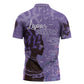 Lupus Awareness Afro Girl - Proud Survivor Zipper Polo Shirt Ankara Pattern