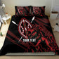 Kenya Personalized Lion Bedding Set Stylized Maasai Shield - African Pride