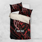 Kenya Personalized Lion Bedding Set Stylized Maasai Shield - African Pride