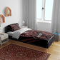 Kenya Personalized Lion Bedding Set Stylized Maasai Shield - African Pride